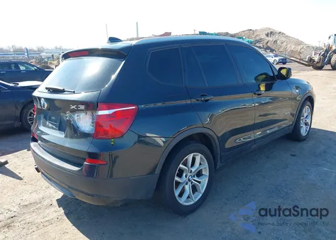 2014 BMW X3 xDrive35I z USA, uszkodzony, nr VIN 5UXWX7C54E0E80879